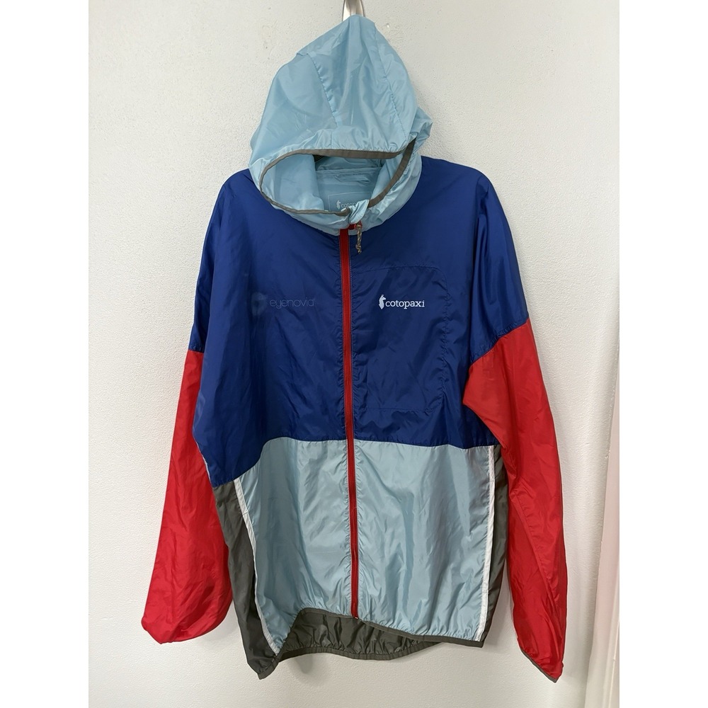 Cotopaxi Teca Technical Windbreaker Full Zip Hooded Jacket Women XL Men L Unisex